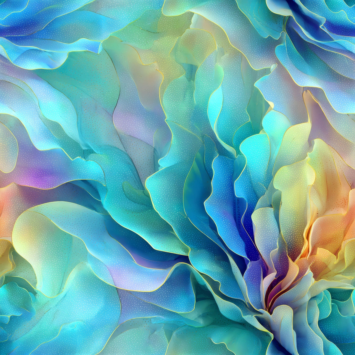 Opaline Petals Pattern 3 Minky Fabric