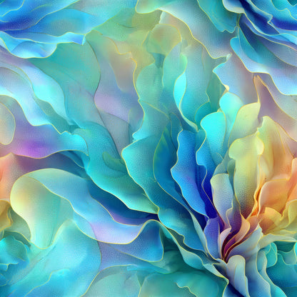 Opaline Petals Pattern 3 Minky Fabric