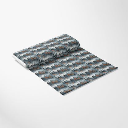 Misty Morning Mountains Pattern 9 Quilting Cotton Fabric
