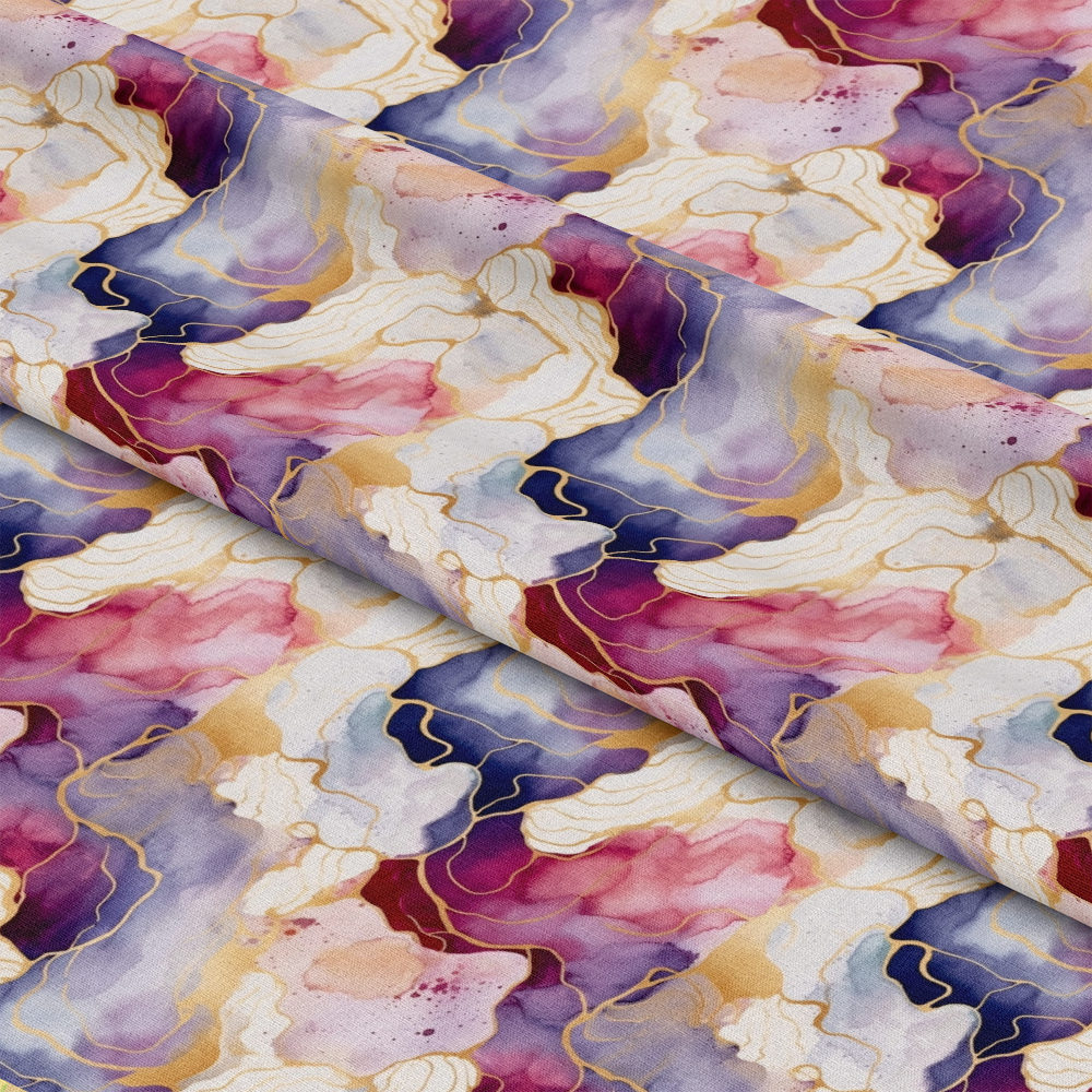 Modern Alcohol Ink Pattern 15 Quilting Cotton Fabric