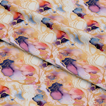 Modern Alcohol Ink Pattern 18 Quilting Cotton Fabric
