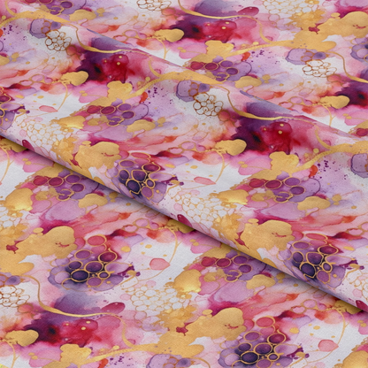Modern Alcohol Ink Pattern 19 Quilting Cotton Fabric