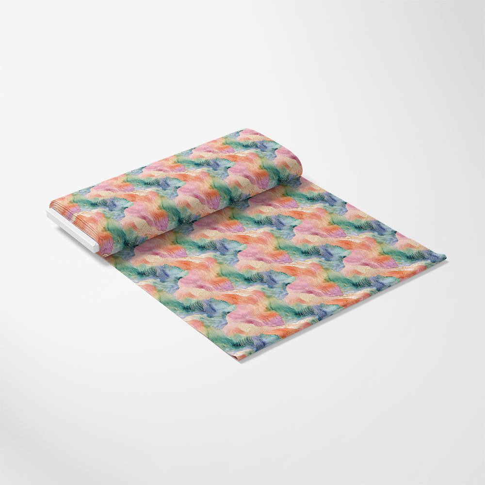 Modern Alcohol Ink Pattern 2 Quilting Cotton Fabric