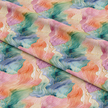 Modern Alcohol Ink Pattern 2 Quilting Cotton Fabric