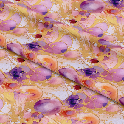 Modern Alcohol Ink Pattern 3 Quilting Cotton Fabric
