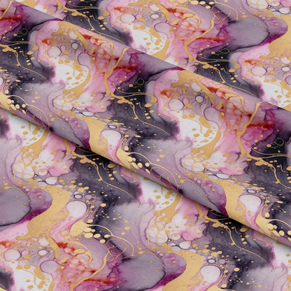 Modern Alcohol Ink Pattern 4 Quilting Cotton Fabric