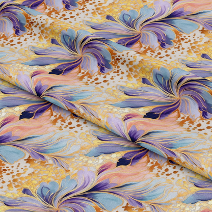 Modern Alcohol Ink Pattern 5 Quilting Cotton Fabric