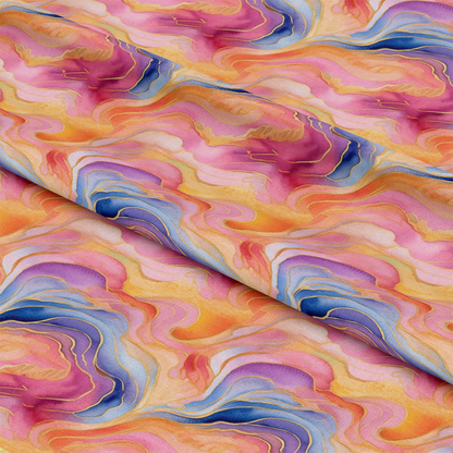 Modern Alcohol Ink Pattern 7 Quilting Cotton Fabric