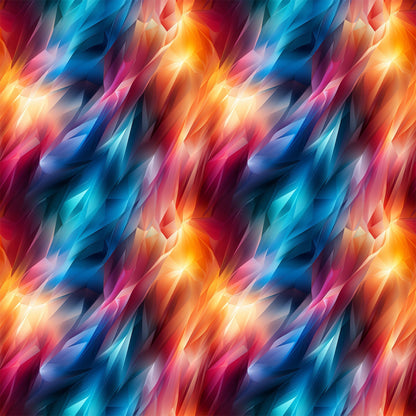 Liquid Prism Pattern 10 Minky Fabric