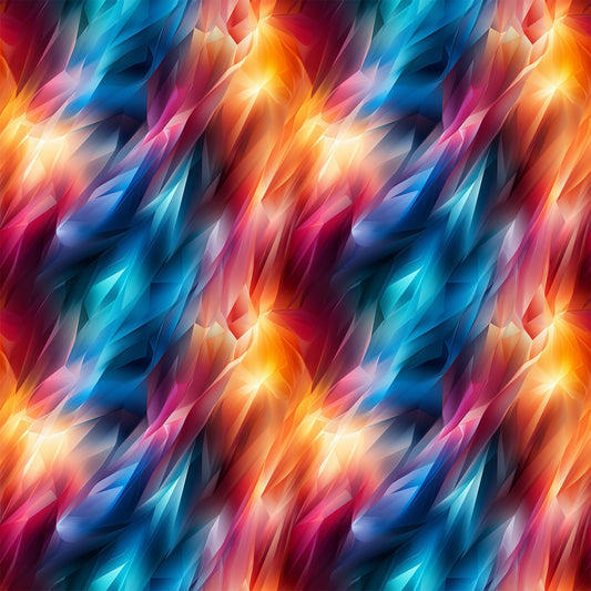Liquid Prism Pattern 10 Minky Fabric