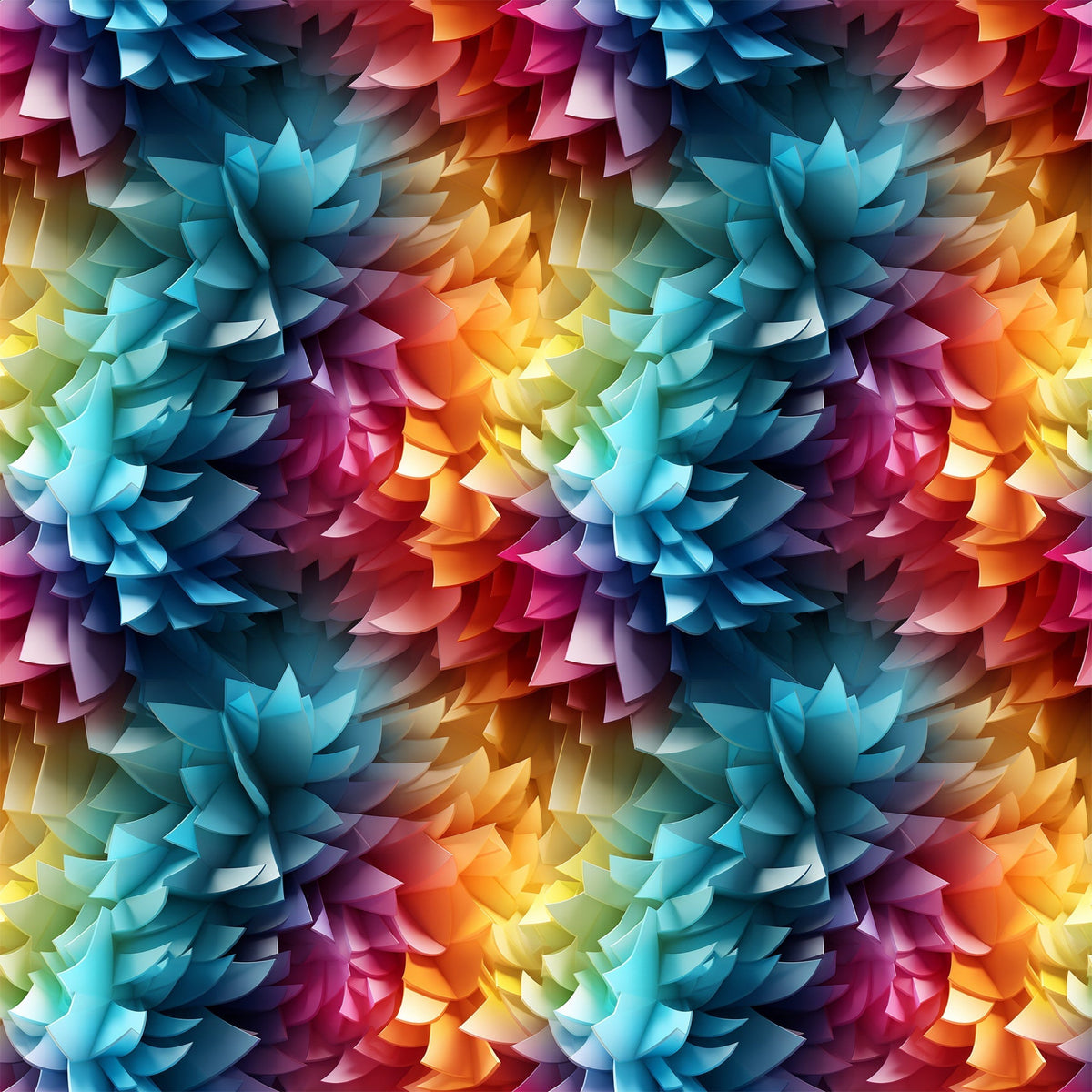Liquid Prism Pattern 2 Minky Fabric