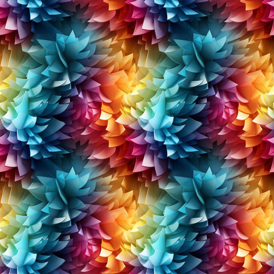 Liquid Prism Pattern 2 Minky Fabric