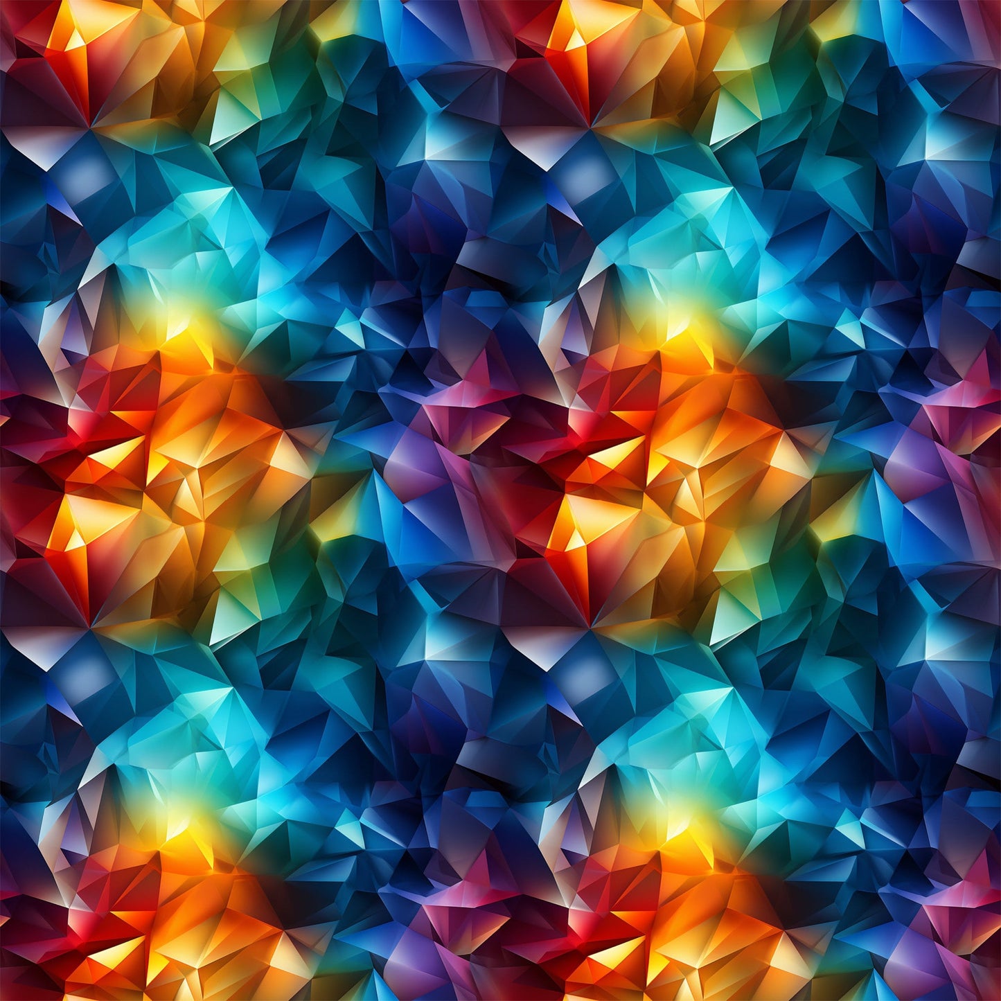 Modern 3D Rainbow Pattern 3 Quilting Cotton Fabric