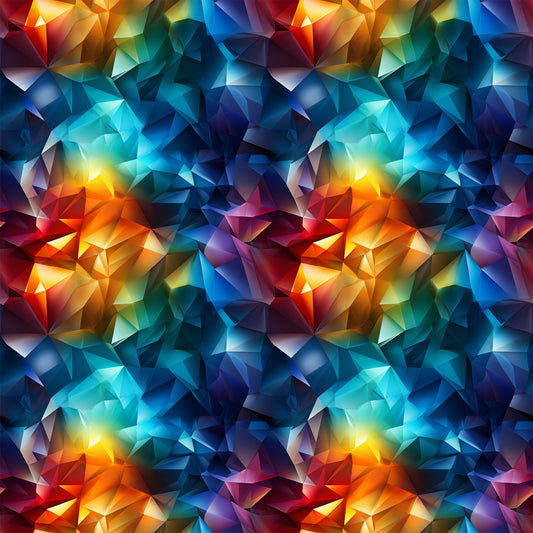 Liquid Prism Pattern 3 Minky Fabric