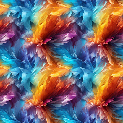 Modern 3D Rainbow Pattern 4 Quilting Cotton Fabric