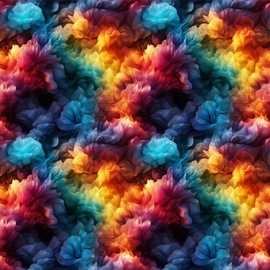 Liquid Prism Pattern 5 Minky Fabric