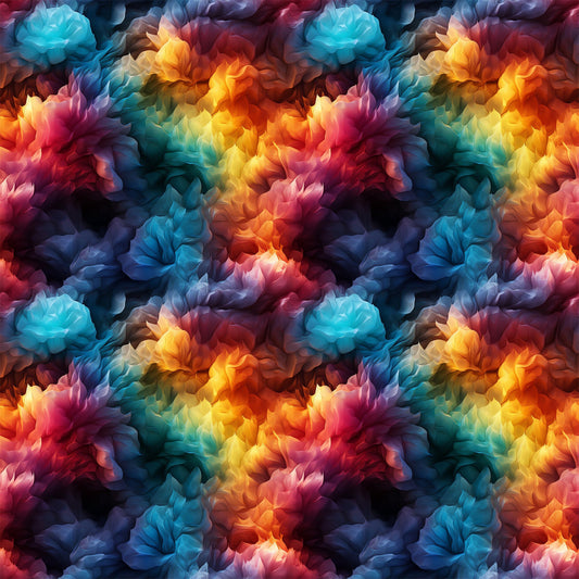 Modern 3D Rainbow Pattern 5 Quilting Cotton Fabric