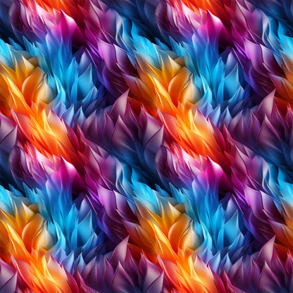 Modern 3D Rainbow Pattern 6 Quilting Cotton Fabric