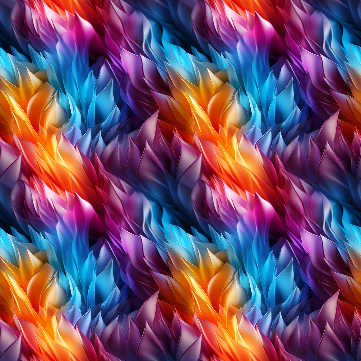 Liquid Prism Pattern 6 Minky Fabric