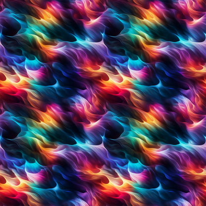 Modern 3D Rainbow Pattern 7 Quilting Cotton Fabric
