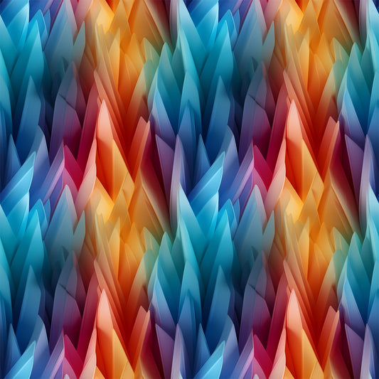 Liquid Prism Pattern 8 Minky Fabric