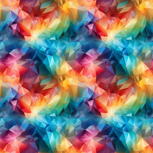 Liquid Prism Pattern 9 Minky Fabric