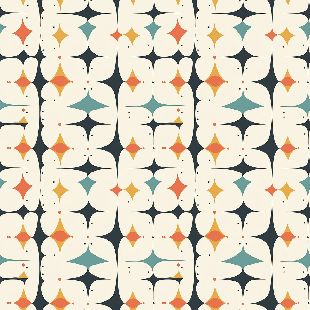 Atomic Diamonds Pattern 11 Minky Fabric
