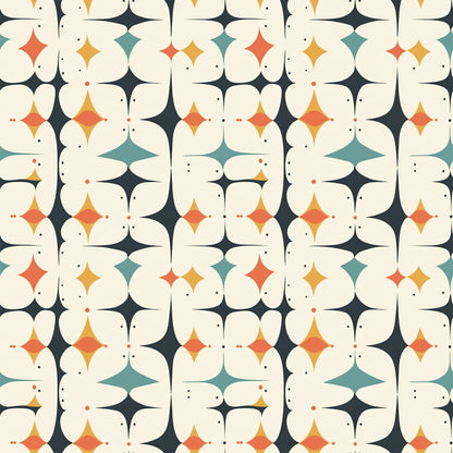 Atomic Diamonds Pattern 11 Minky Fabric