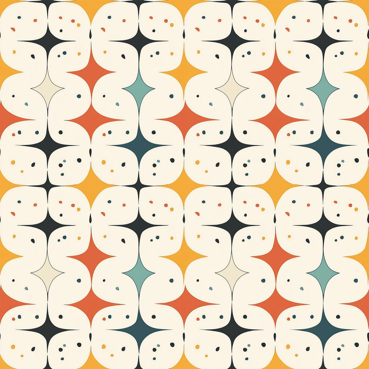 Atomic Diamonds Pattern 8 Minky Fabric
