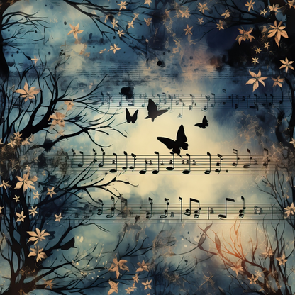 Twilight Serenade Pattern 1 Minky Fabric