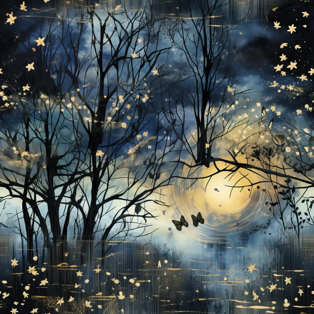 Twilight Serenade Pattern 6 Minky Fabric