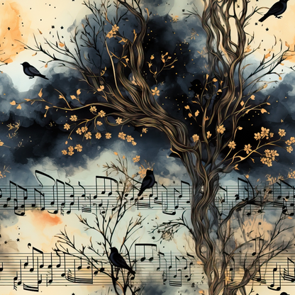 Twilight Serenade Pattern 8 Minky Fabric
