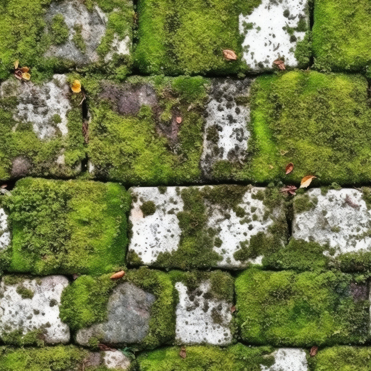 Moss Textures Pattern 1 Minky Fabric