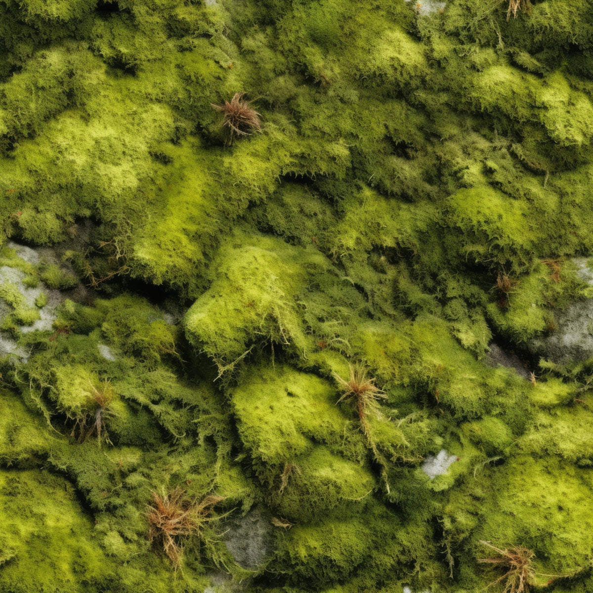 Moss Textures Pattern 3 Minky Fabric