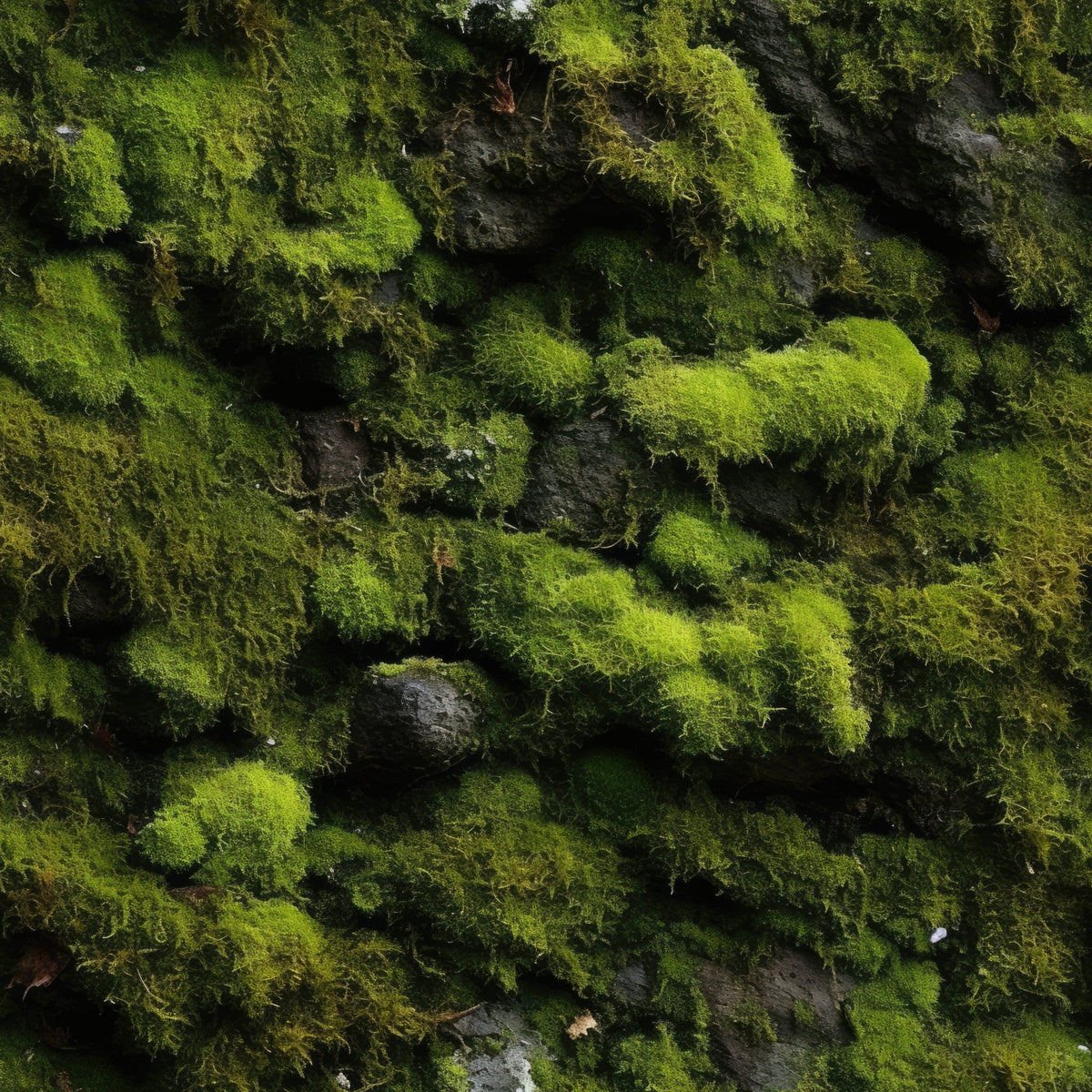 Moss Textures Pattern 4 Minky Fabric