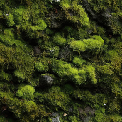 Moss Textures Pattern 4 Minky Fabric