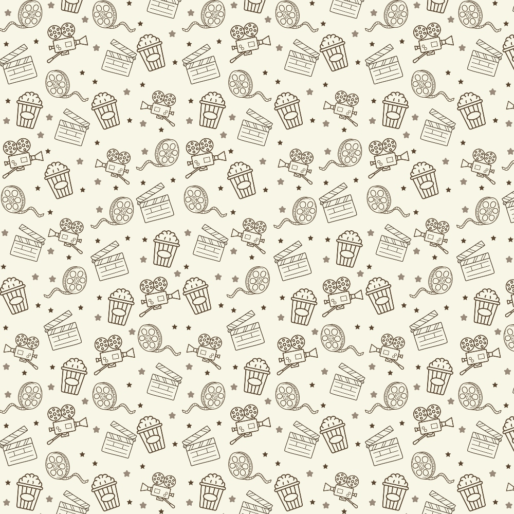 Silver Screen Pattern 1 Minky Fabric