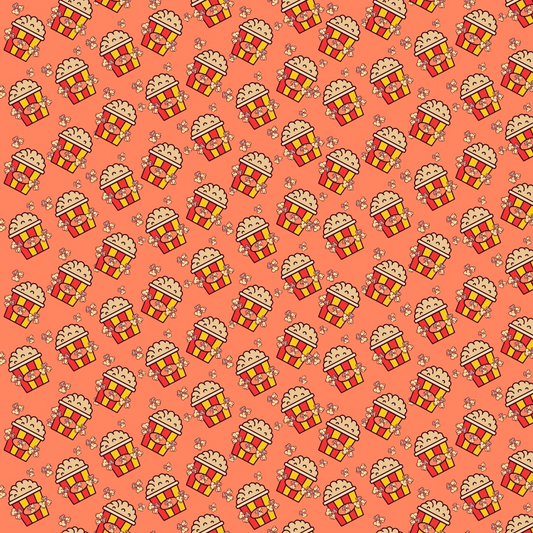 Movie Night Pattern 2 Quilting Cotton Fabric
