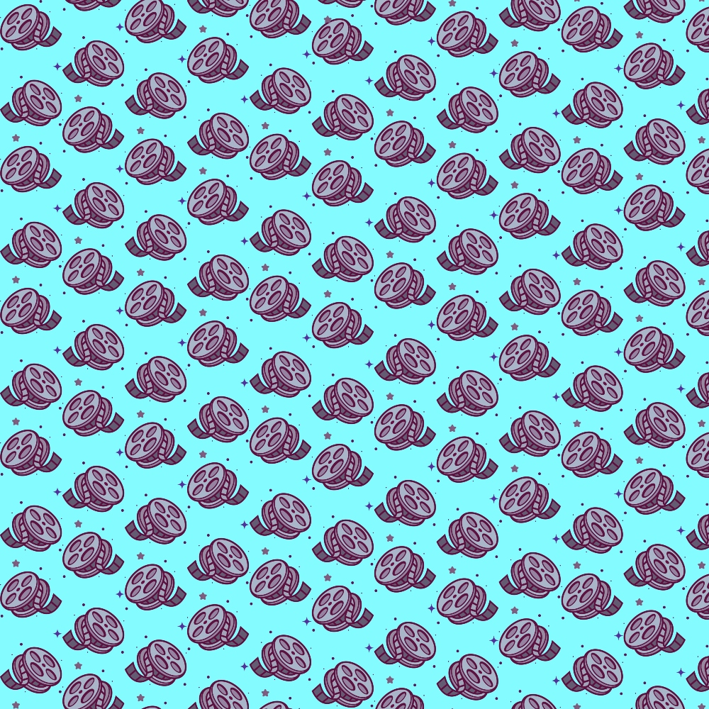 Silver Screen Pattern 3 Minky Fabric