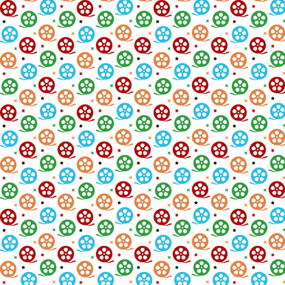 Silver Screen Pattern 4 Minky Fabric