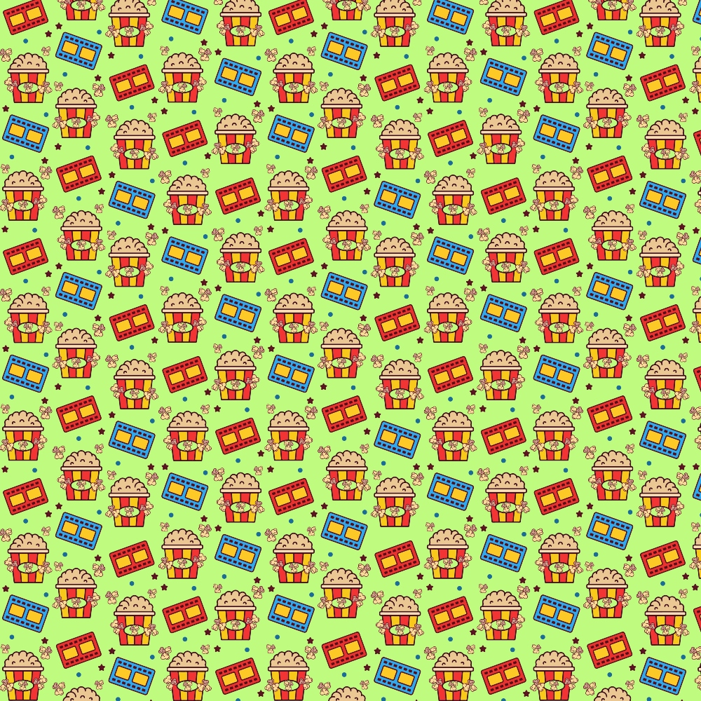 Silver Screen Pattern 5 Minky Fabric