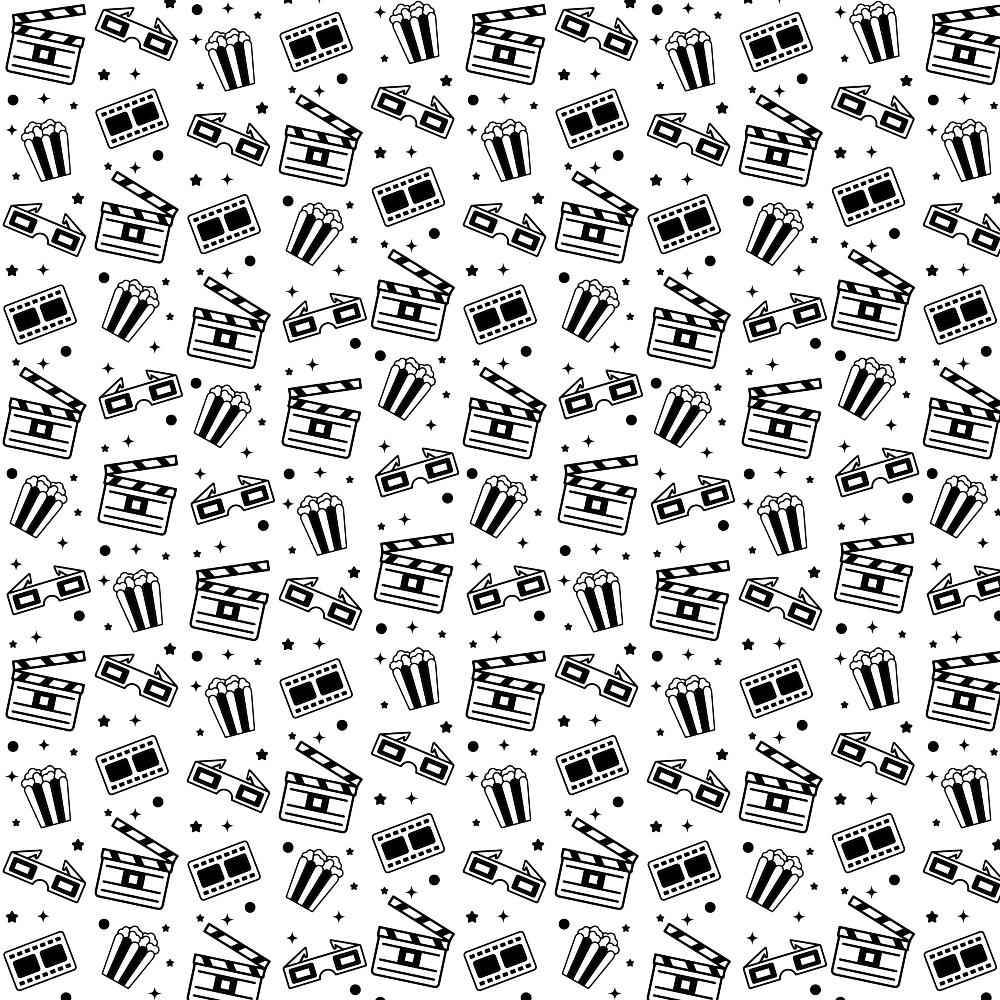 Silver Screen Pattern 6 Minky Fabric