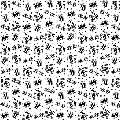 Silver Screen Pattern 6 Minky Fabric