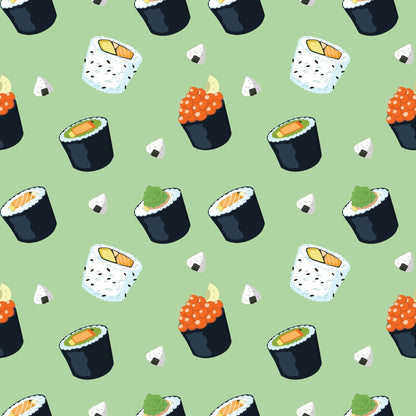 My Favorite Sushi Pattern 2 Quilting Cotton Fabric