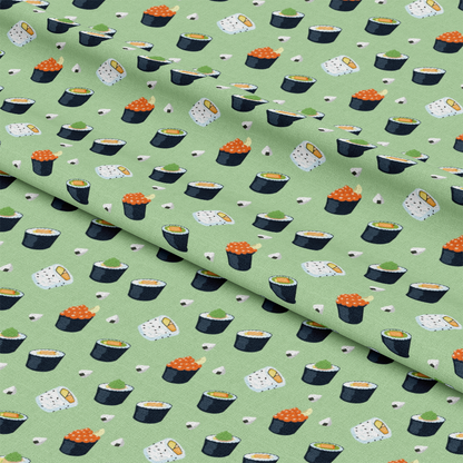 My Favorite Sushi Pattern 2 Quilting Cotton Fabric