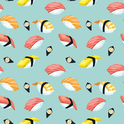 My Favorite Sushi Pattern 3 Quilting Cotton Fabric