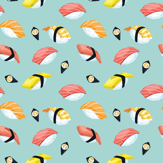 My Favorite Sushi Pattern 3 Quilting Cotton Fabric