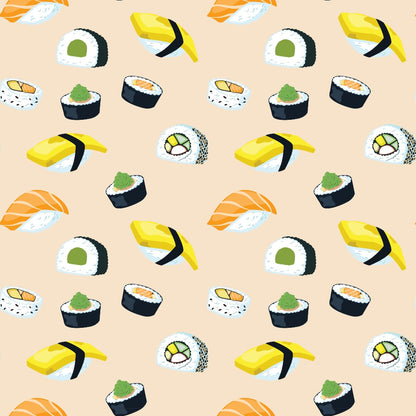My Favorite Sushi Pattern 4 Quilting Cotton Fabric