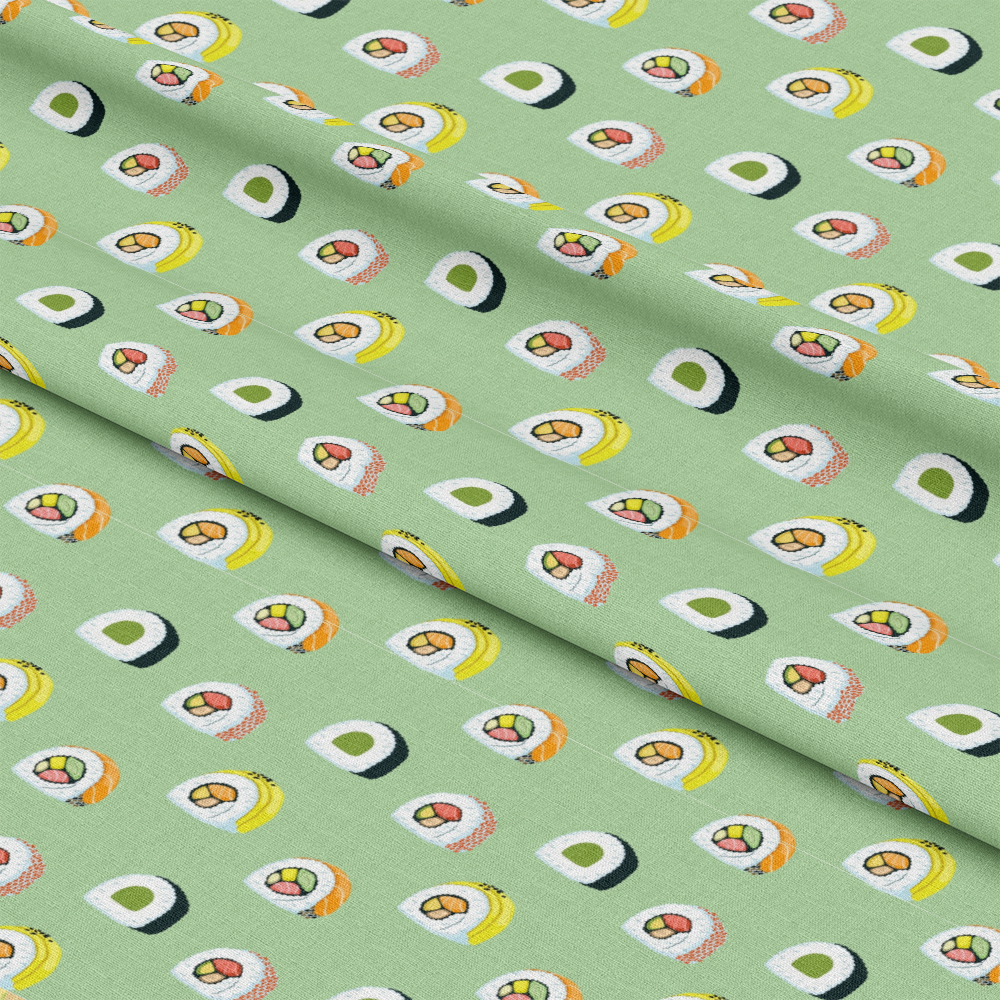 My Favorite Sushi Pattern 7 Quilting Cotton Fabric