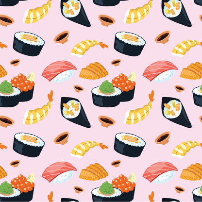 My Favorite Sushi Pattern 9 Quilting Cotton Fabric
